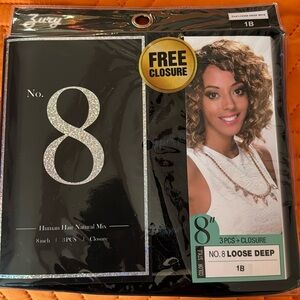 ZURY No 8 Curly hair. Loose deep 8 inches